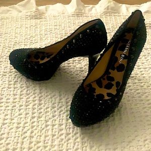 Gianni Bini. Beautiful, black beaded stilettos perfect for any occasion!